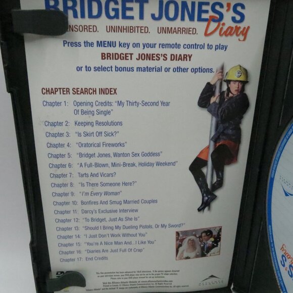 Bridget Jone's Diary DVD 2001 Renee Zellweger Colin Firth Hugh Grant - Picture 3 of 4